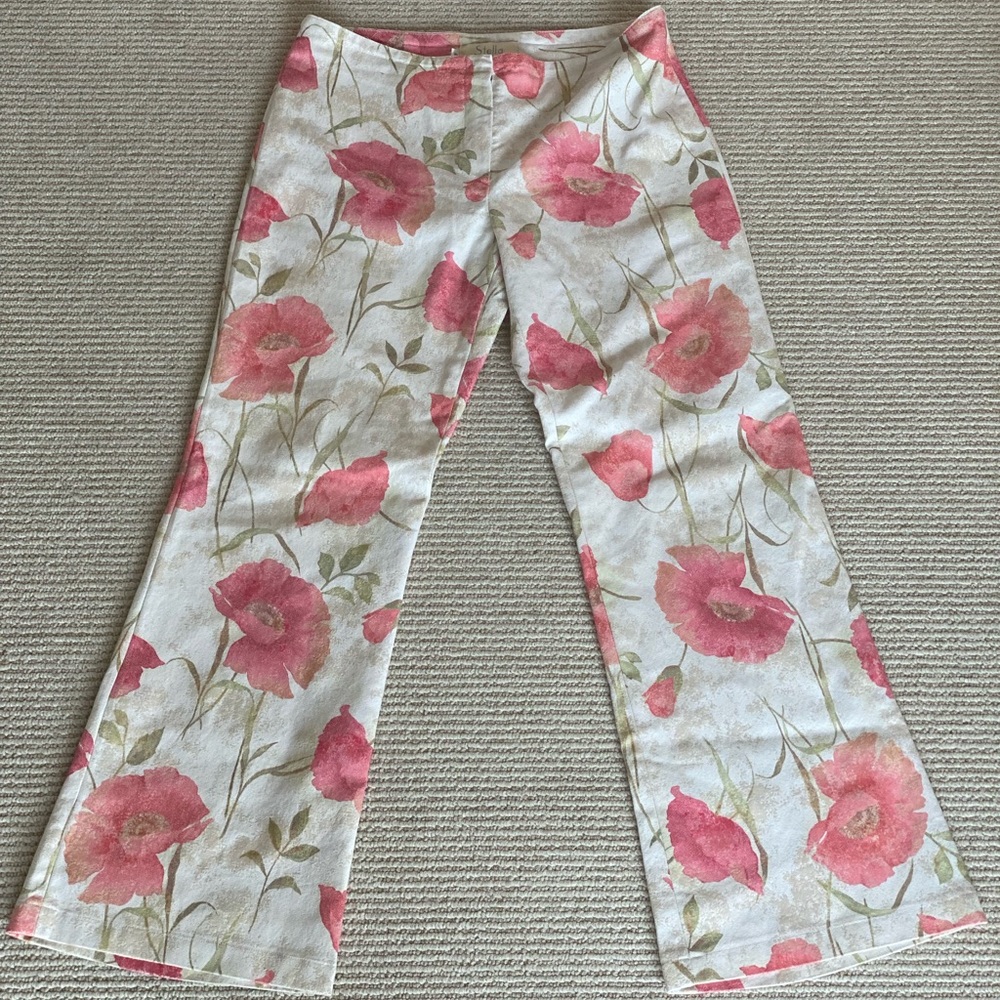Stella CDC Italy floral kick flare pants